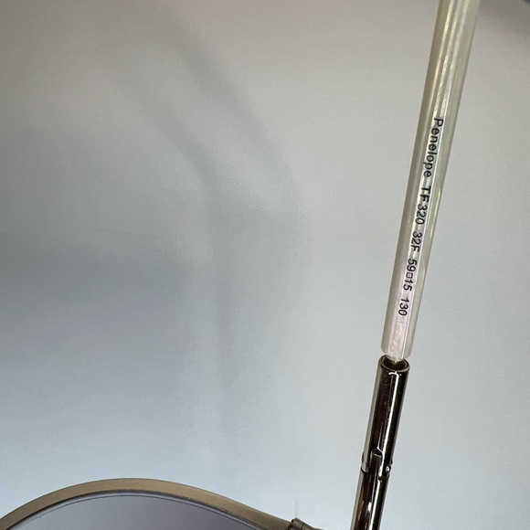 Tom Ford Penelope White Frame Sunglasses w/ smoky lense. - Picture 7 of 11